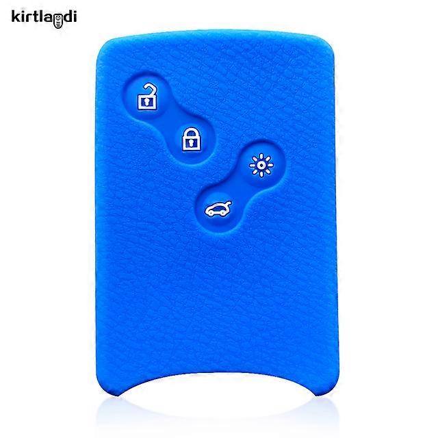 Porte-clés pour Renault Megan 3 Laguna Fluence NEMA Clio 4 Captur Zoe Card 4 Button Key Cover Protection Keychain
