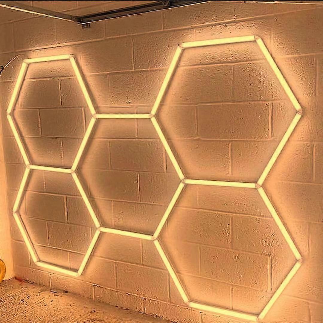 Dimmbares Hexagon DIY verformbares Garagen-Hexagrid-Beleuchtungsstudio Poshing Workshop Light Diy