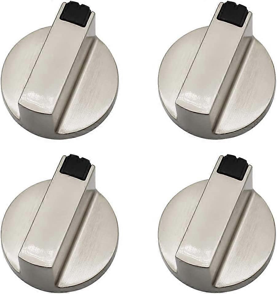 Gas Cooker Knob - Set of 4 6mm Metal Oven and Cooker Control Knobs