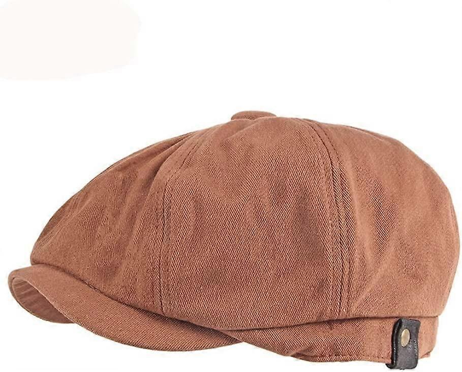 Caps Spring Summer Octagonal Hats Men Eight Cap Flat Peaked Beret