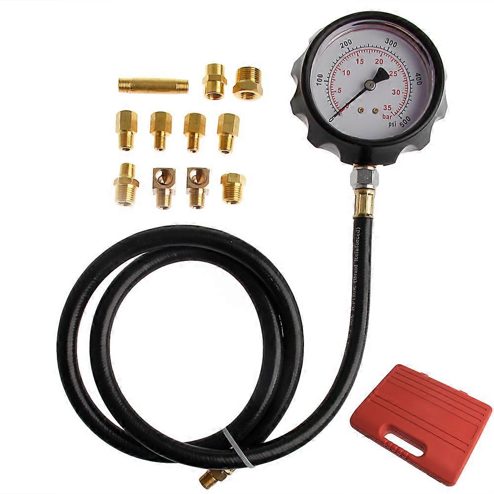 Auto Car Wave Box Cylinder Oil Pressure Meter Tester Pressure Gauge Test Tools