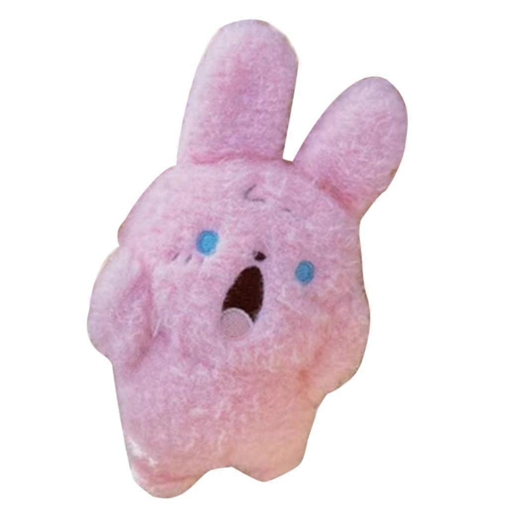 Cute Plush Shouting Animals Pendant Keychain Backpack Decoration Tiny Charm
