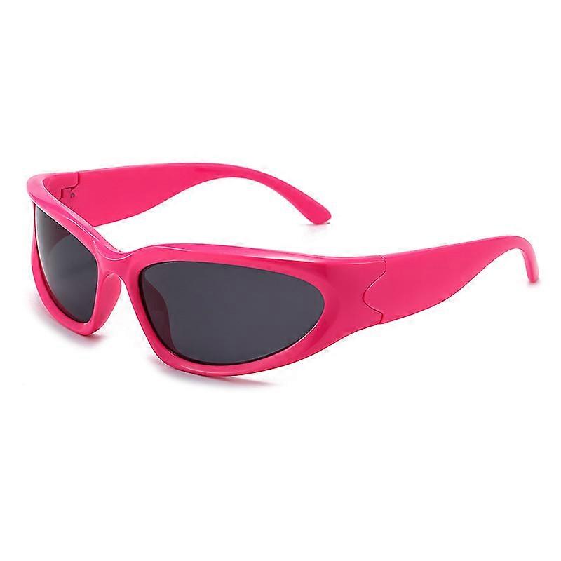New Y2K Sports Punk Sunglasses Women Designer Square Goggle Men Luxury Brand Sun Glasses UV400 Colorful Mirror Fashion Eyewear