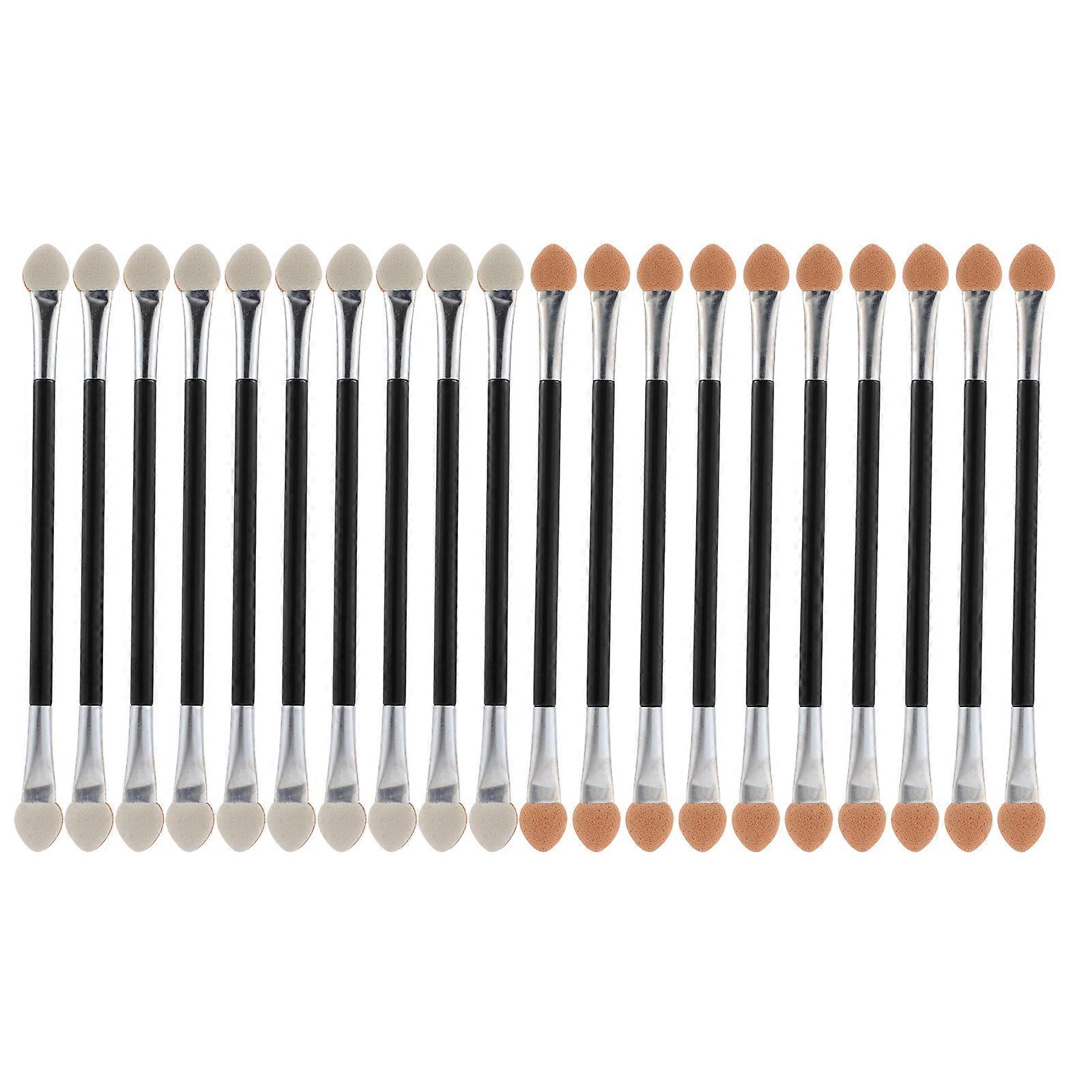 30pcs Professional Double-ended Eyeshadow Brush Disposable Eye Shadow Applicator