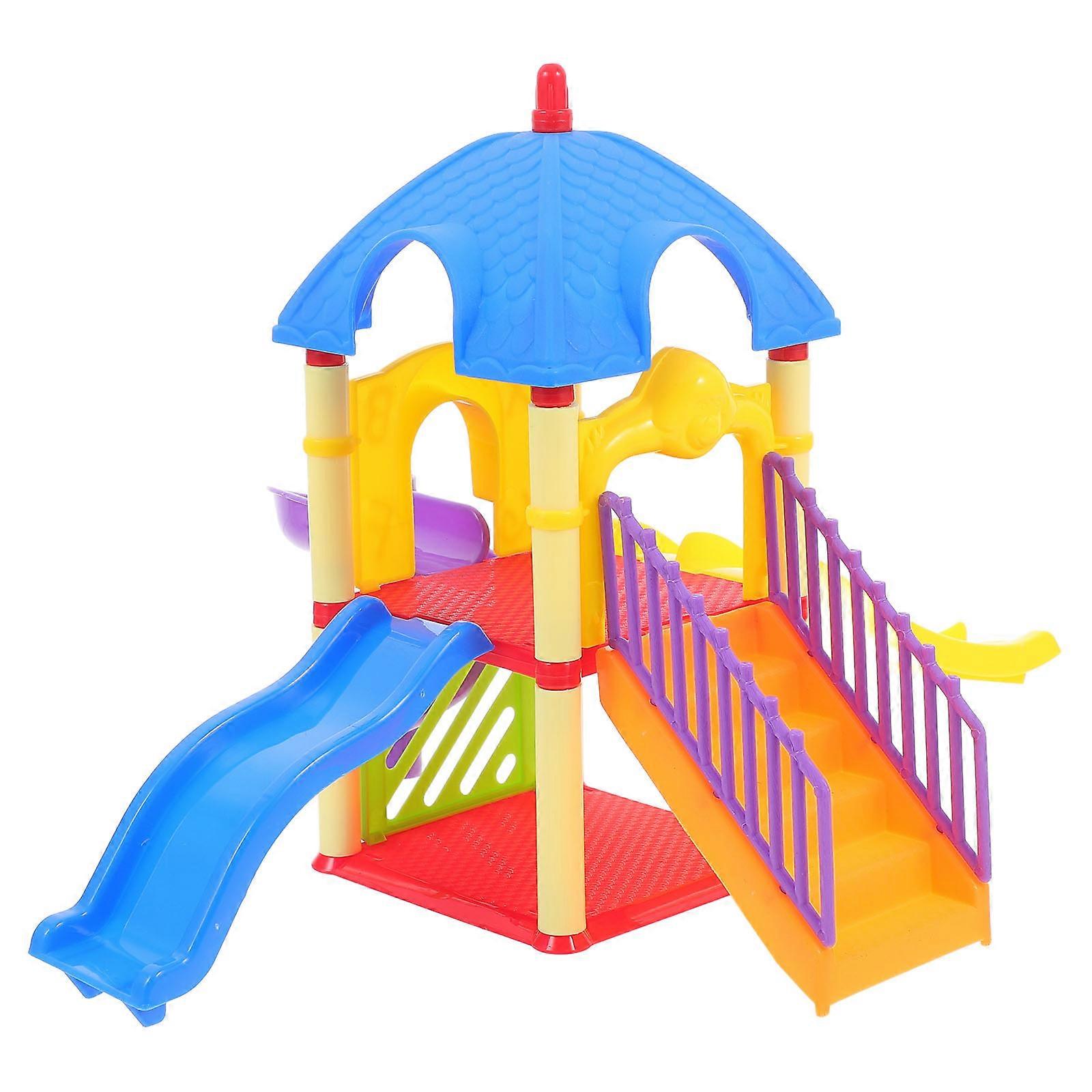 Small Children Playground Building Model DIY Kids Playground Model Slide Model