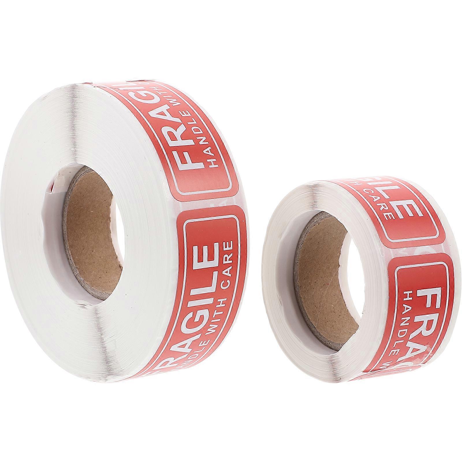 2 Rolls Fragile Warning Stickers Shipping Warning Stickers Packing Warning Fragile Labels