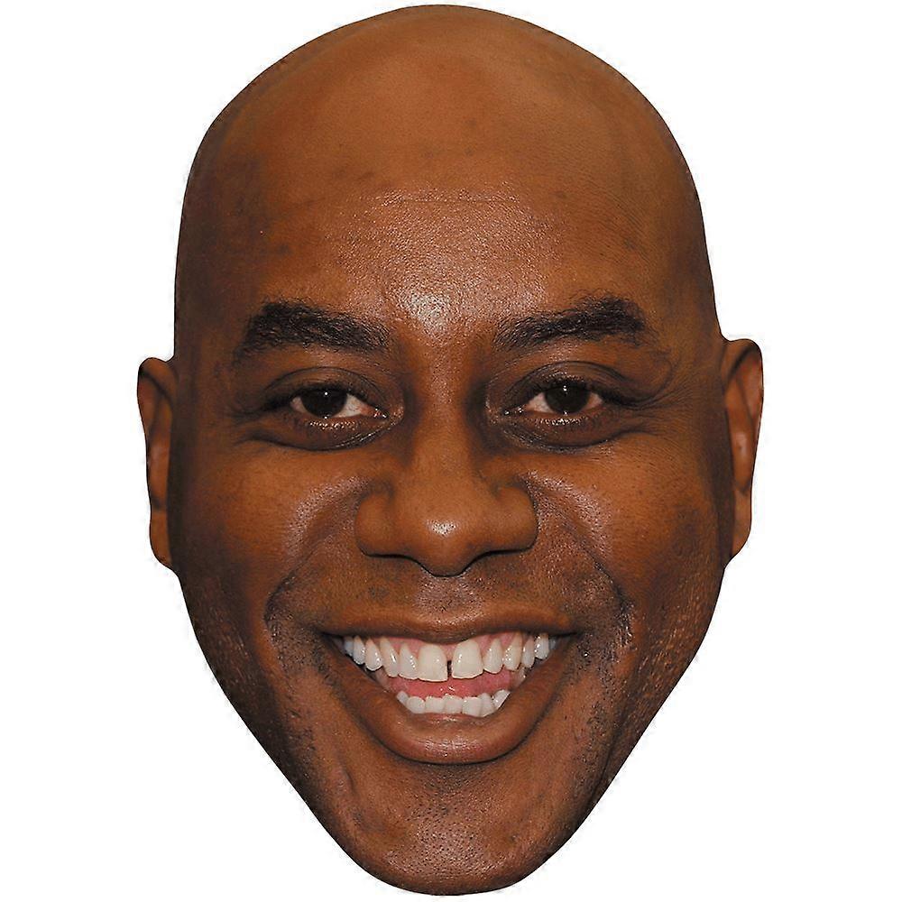 Ainsley Harriott (Smile) Celebrity Mask, Flat Card Face
