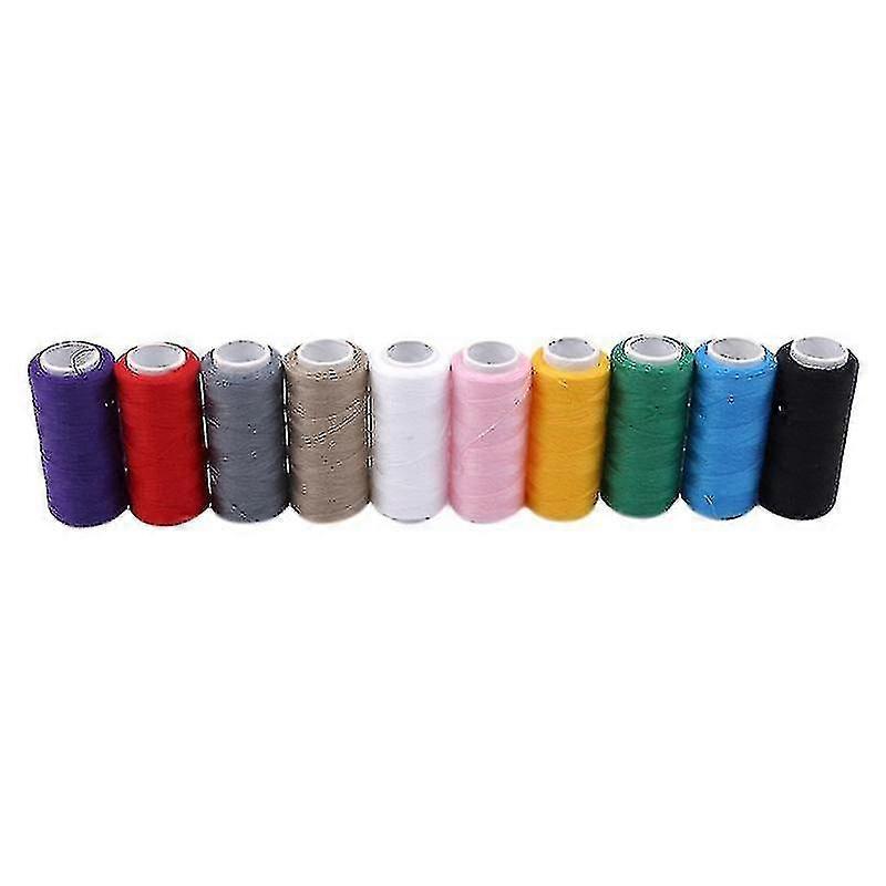 10pcs/set Colorful Polyester Sewing Thread Machine Embroidery Thread Spool Home Supplies Starlight