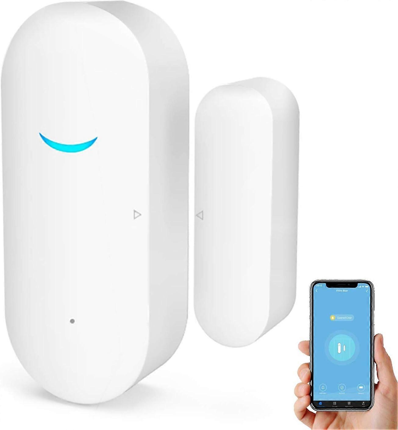 r and Window Sensors,Tuya Smart Alarm with Free Notification APP Control Home Security Alarm System, No Hub Required,Compatible with Alexa, Google