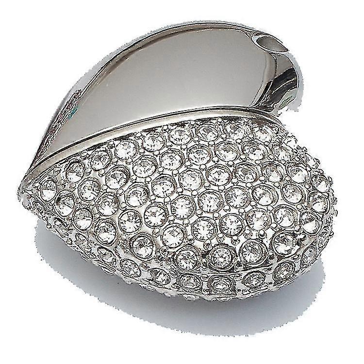 Usb Flash Drives, Premium Heart Diamond High Speed Usb 2.0 Flash Data Storage Drive, 16g