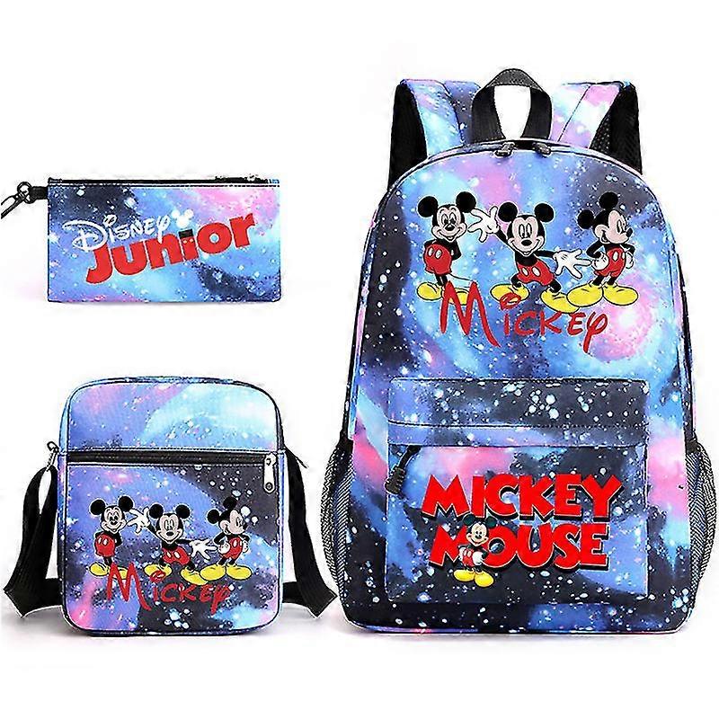 Mickey Mouse Backpack Fashion Travel Bag Children Schoolbag Girls Boys Learning Supplies Returning To School Gift Mochila