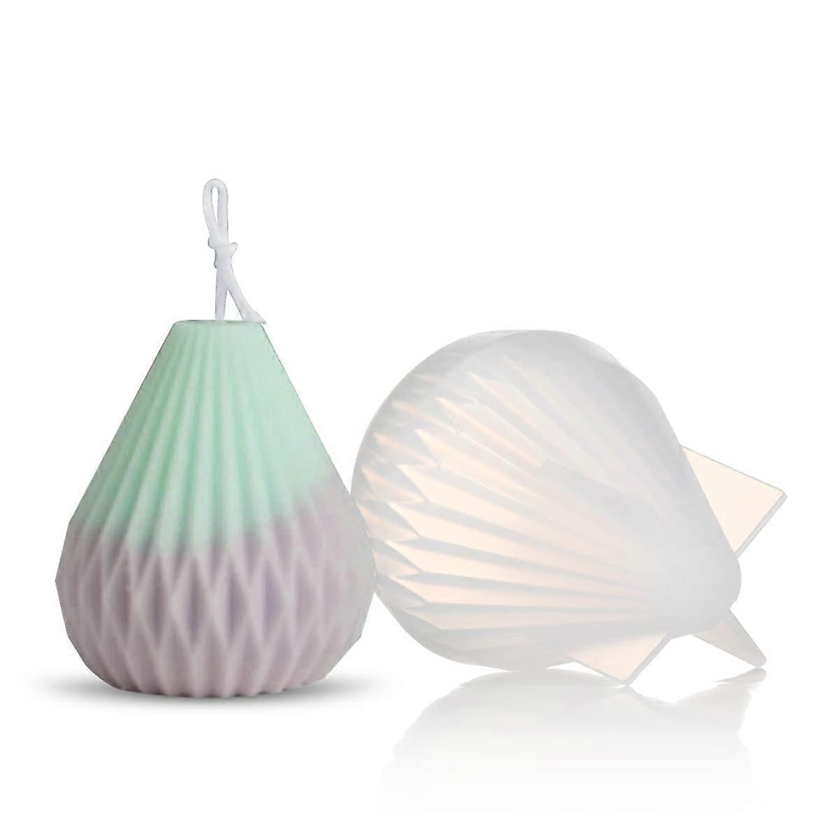 Silicone Candle Mold Pear Shape 3D Candle DIY Making Easter Gift Three-Dimensional Mold