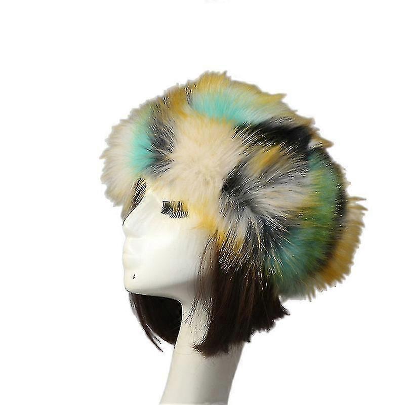 Faux Fur  For Winter  For Women, Fluffy Headwarmer, Furry Crown, Earwarmer