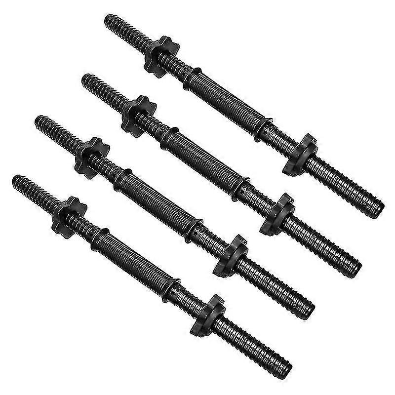 Naiwang 2 Par Dumbbell Bars For Exercise Krager Vektløfting Standard Justerbar gjenget Dumbbell Håndtak 45cm