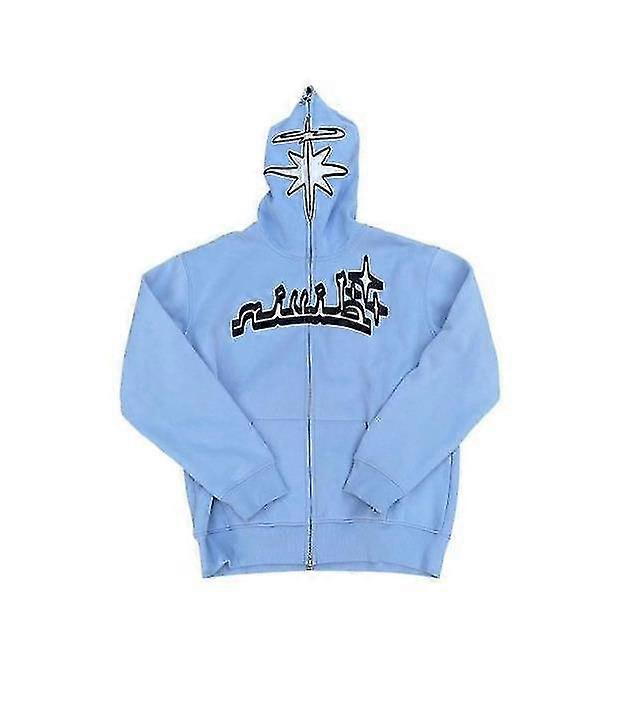 Streetwear Y2K felpa con cappuccio felpa uomo Hip Hop Print giacca oversize 2023 New Harajuku Fashion Punk Rock Gothic top abbigliamento  200000343
