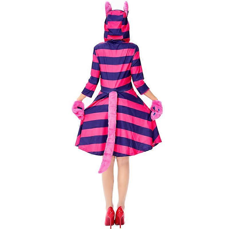 Women Purple Cheshire Cat Costume For Halloween Outfit Clothes Alice in  Wonderland Cosplay Masquerade Fancy Dress | Fruugo CZ