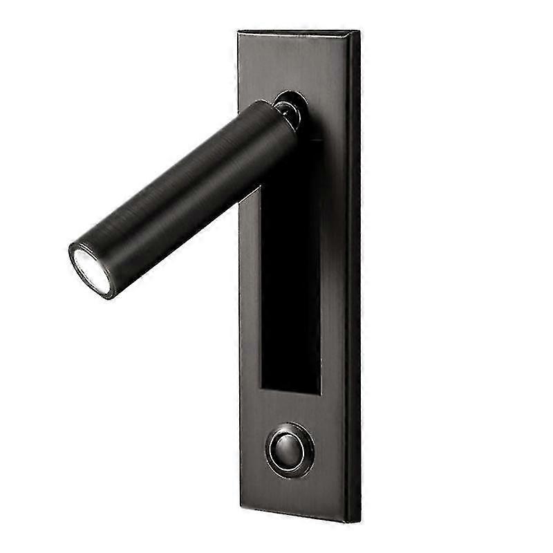 Lampes de lecture, tête de lit Lampe de lit Lampe de lecture Encastrée Push Switch Appliques murales pour salon