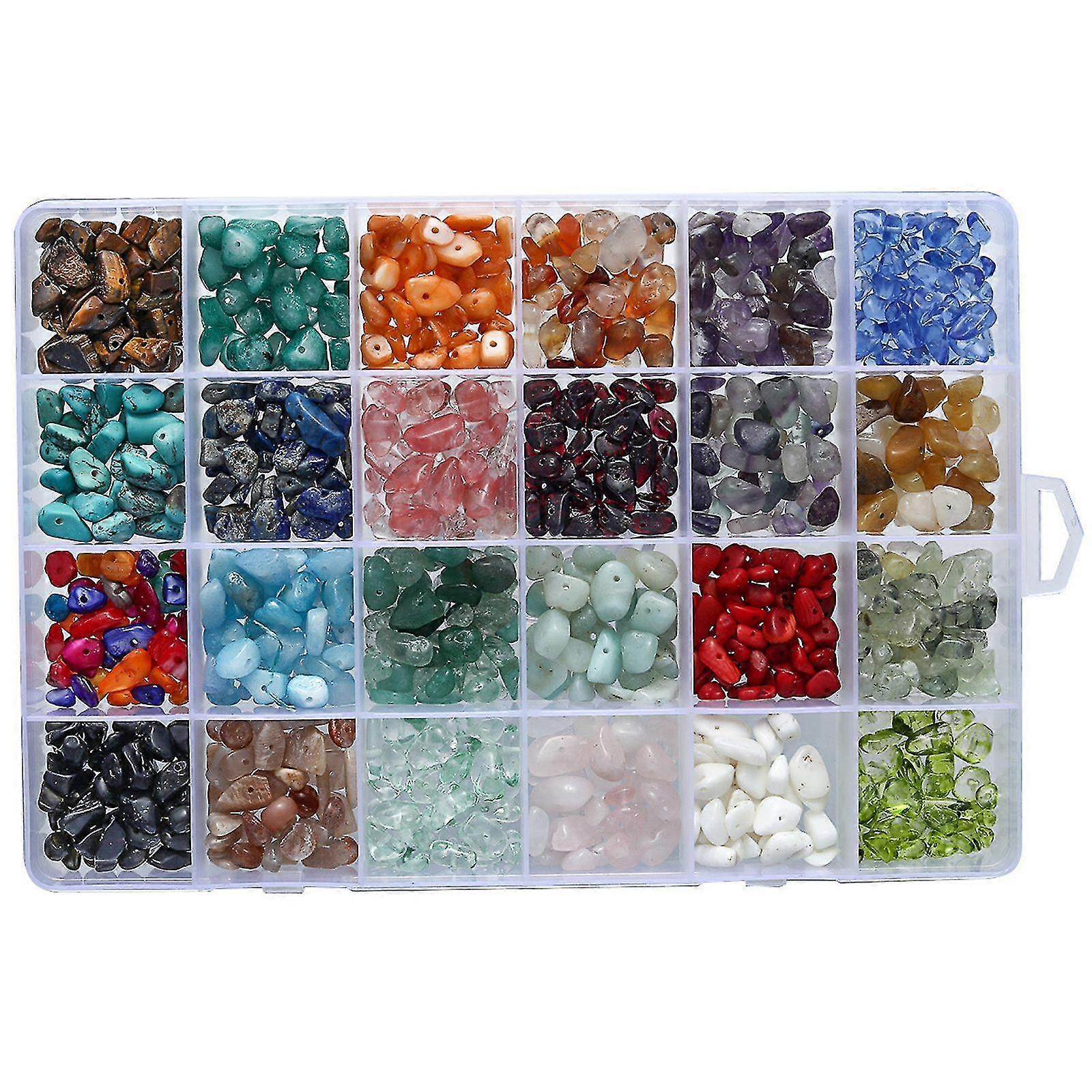 Crystal Jewelry Making Kit,  Ring Making Kit With Crystal Gemstone Beads