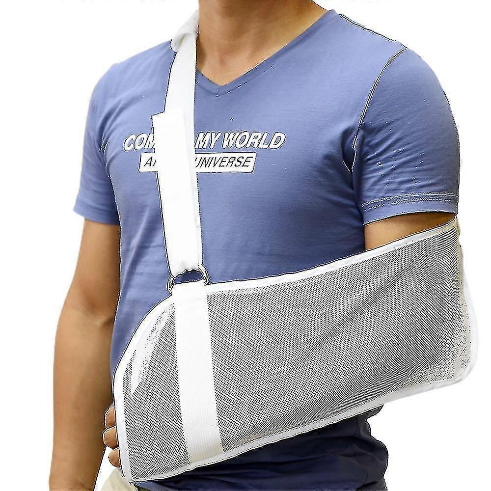 Mesh Arm Shoulder Fracture Sling Brace Elbow Dislocation Breaable Support Strap