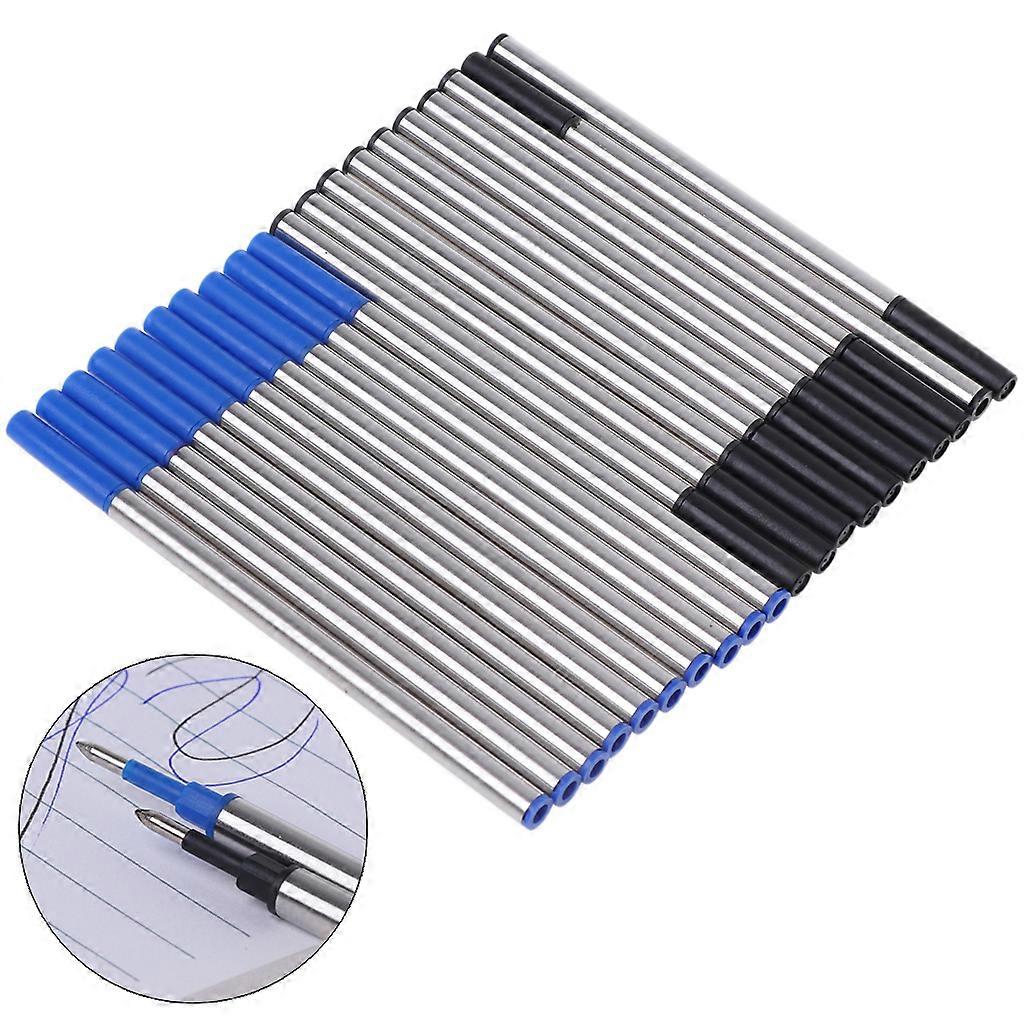 10Pcs Ballpoint Blue Refills 0.5mm Bullet Tip Write Smooth pentru Office Femei Bărbați