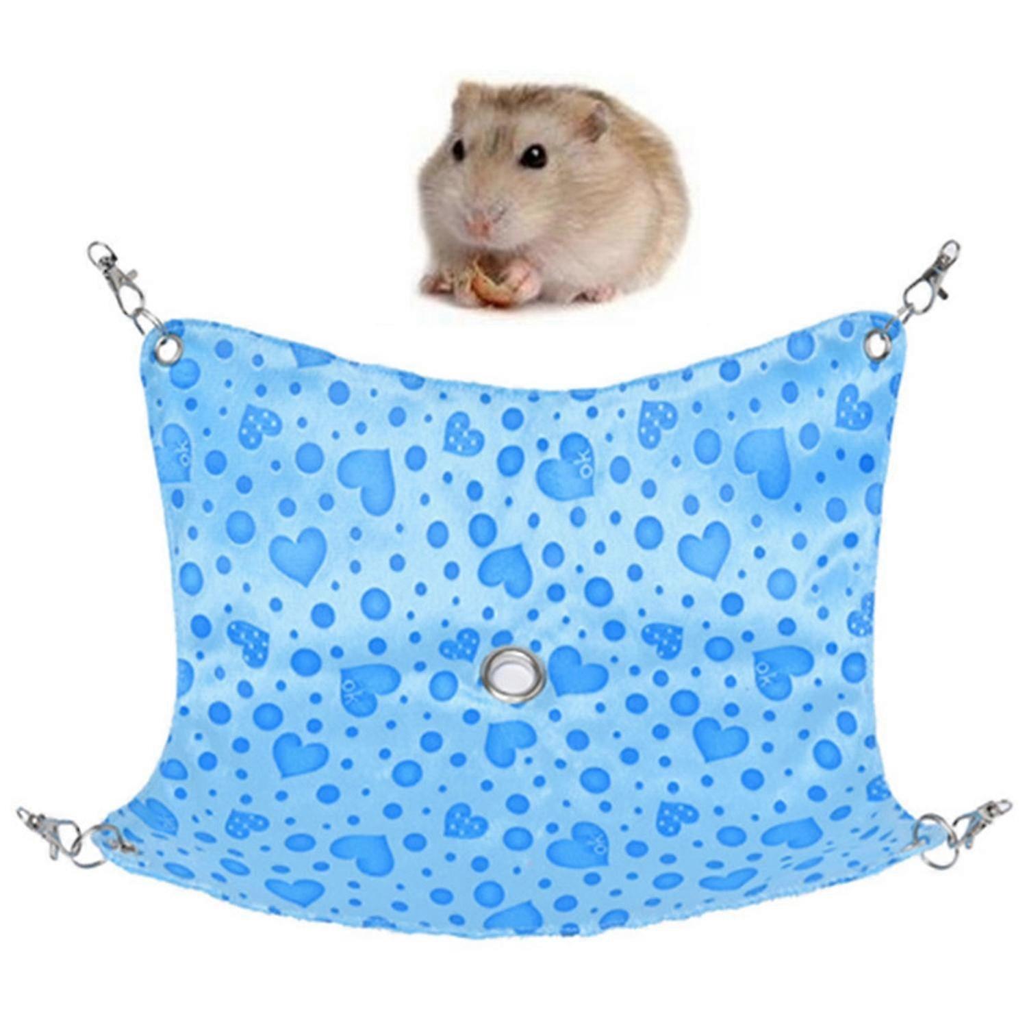 Hamster Hanging Hammock Comfortable Small Animal Hanging Bed with Fixed Hooks for Chinchilla Guinea