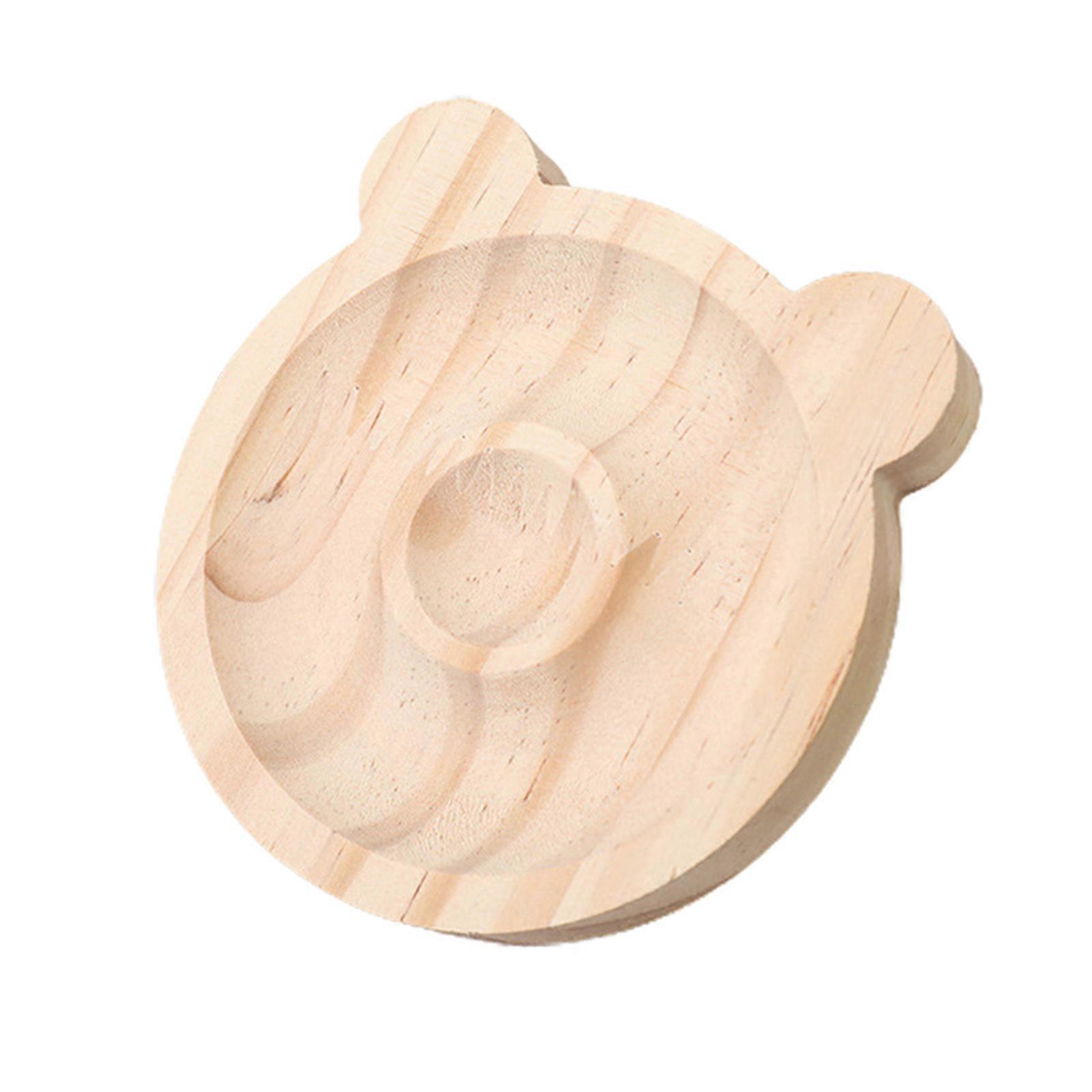 Wooden Bracelet Holder Round Square Rectangle Rustic Heavy Duty Solid Wood Beaded Bracelet Bangle Jewelry Organizer Display Stand Plate