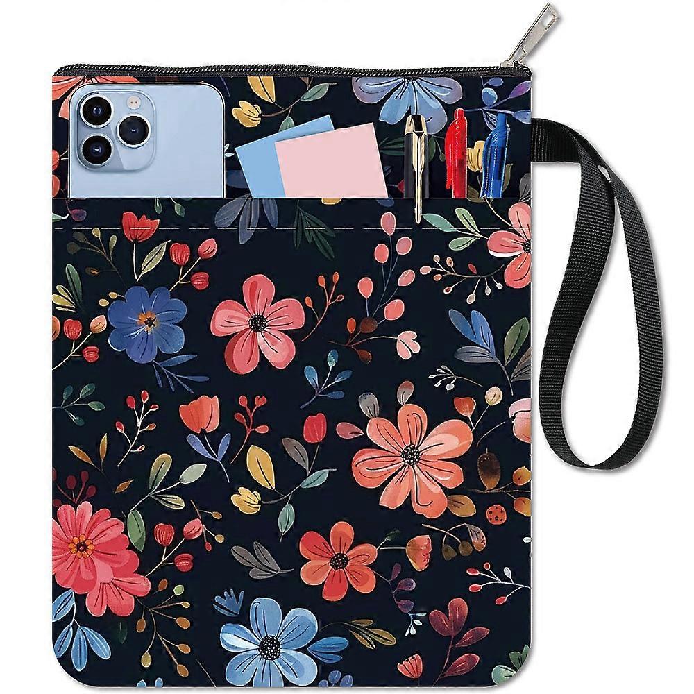 Cloth Book Cover Notebook Wraps Rectangle Flower 280x220mm