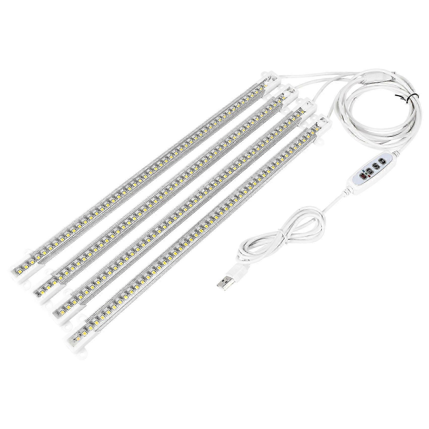 LED pásky pro pěstování rostlin, plnospektrální pěstební světla pro pokojové rostliny s automatickým zapínáním/vypínáním 3/9/12H T