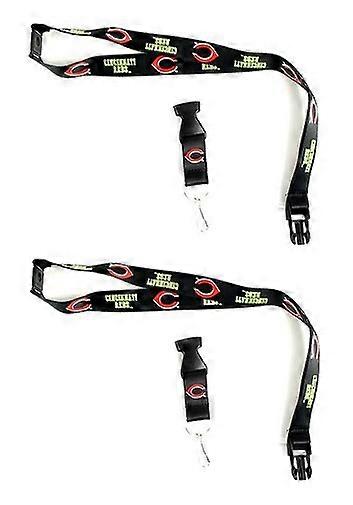 Cincinnati Reds MLB Black Neon Lanyard 2 Pack
