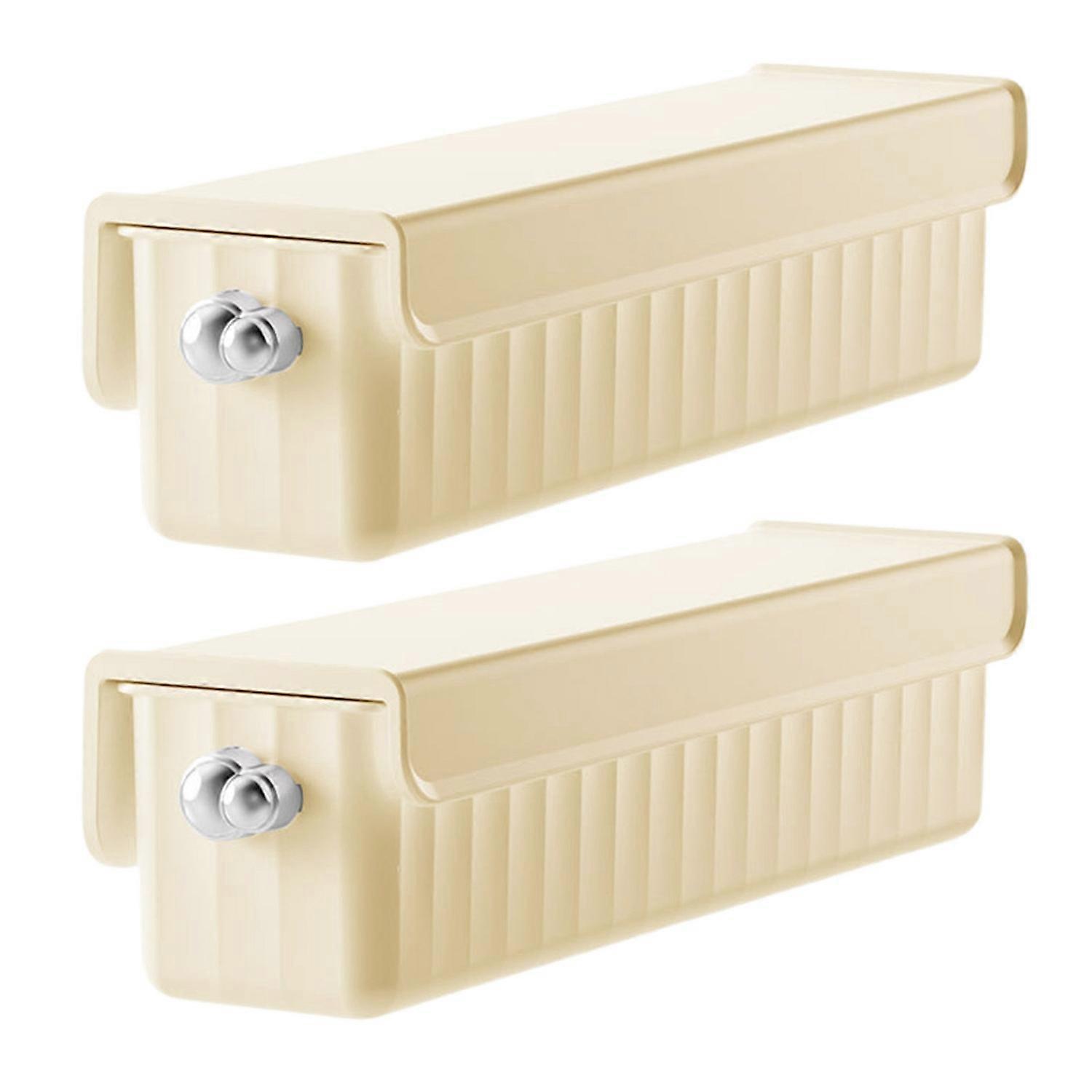 1/2Pcs Underwear Socks Storage Box Wall-Mounted Multiple Compartments Anti Dust Storage Boxes Socks