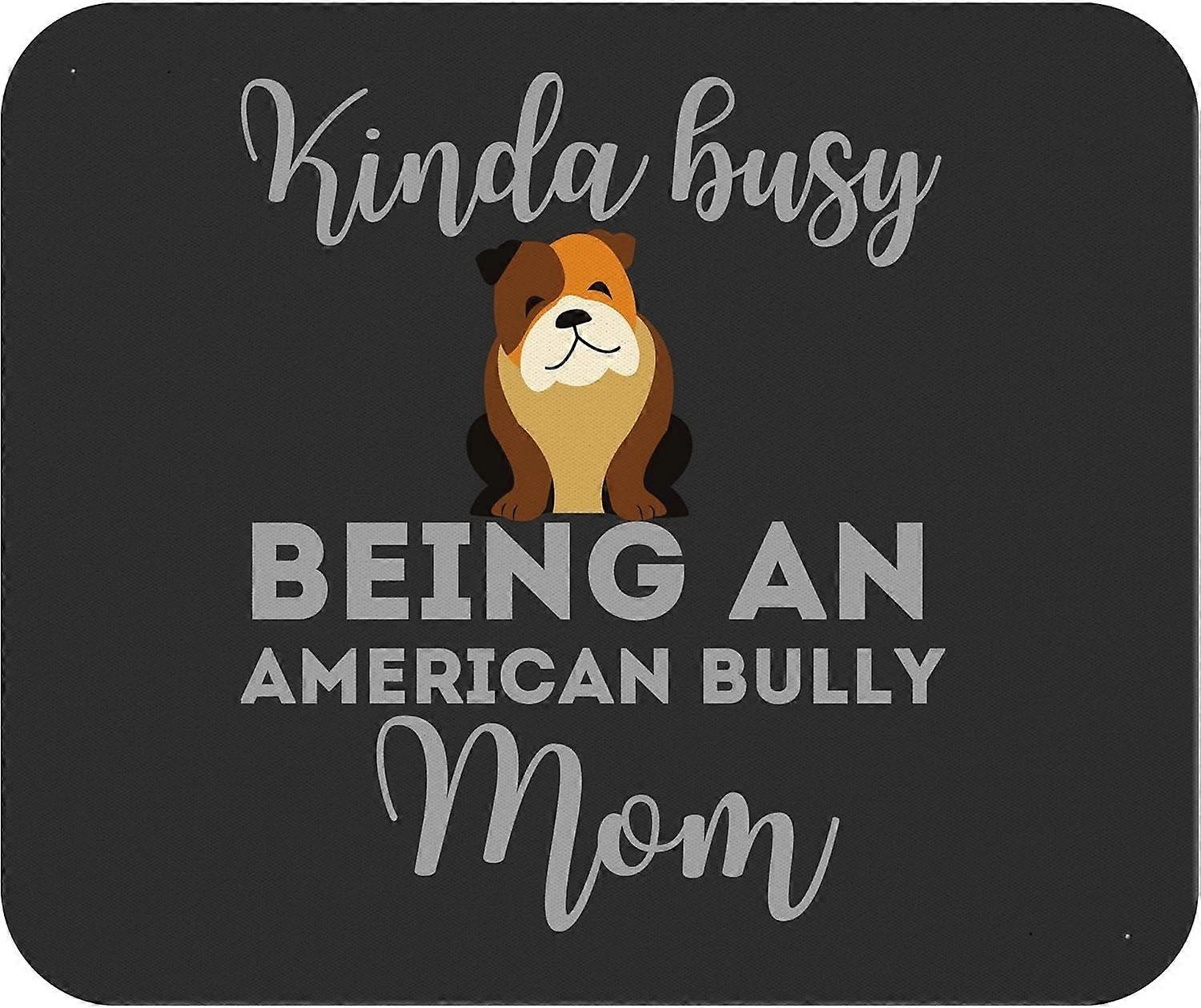 Hundemusemåtte Sort - American Bully mor Pitty Pitties Bulldog Mama Musemåtte Musemåtte Musemåtte Musemåtte