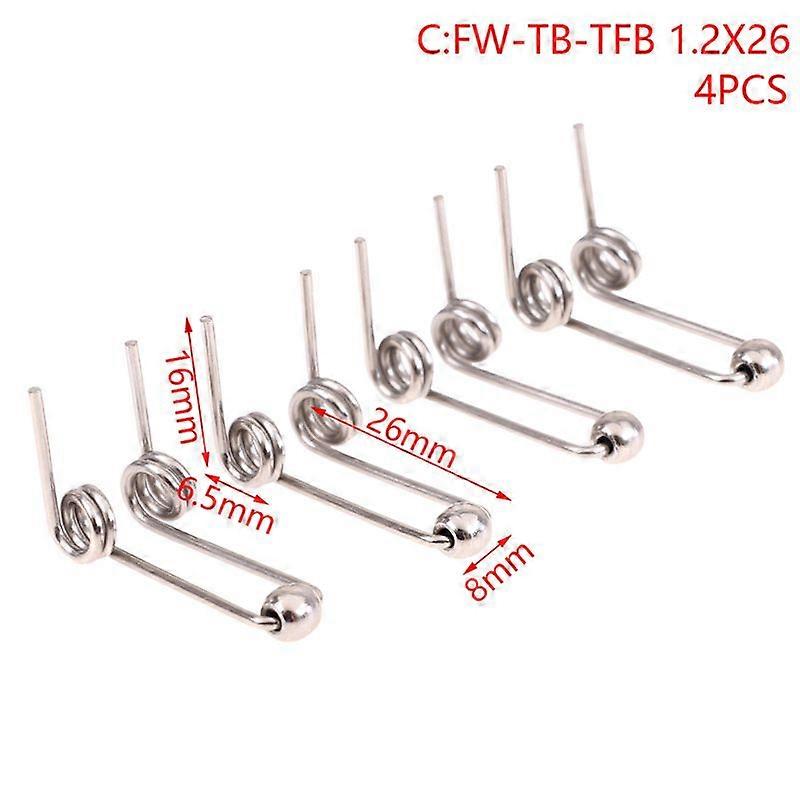 4PCS High Quality Wire Curling Iron Replacement Double Return Torsion Spring