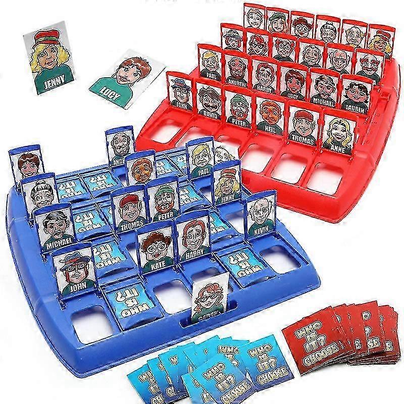 Who Is It Board Game Fun You Say I Guess Character Card Board Game Family Kids Party Games Parent-child Educational Desktop Toys