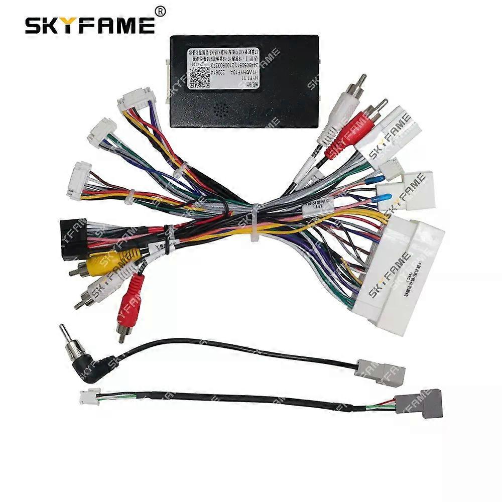 ヒュンダイエラントラツーソンソナタ9 KIA KX5 KX7 HYF1.11のための車の16ピンワイヤーハーネスアダプターCanbusボックスデコーダーに適用