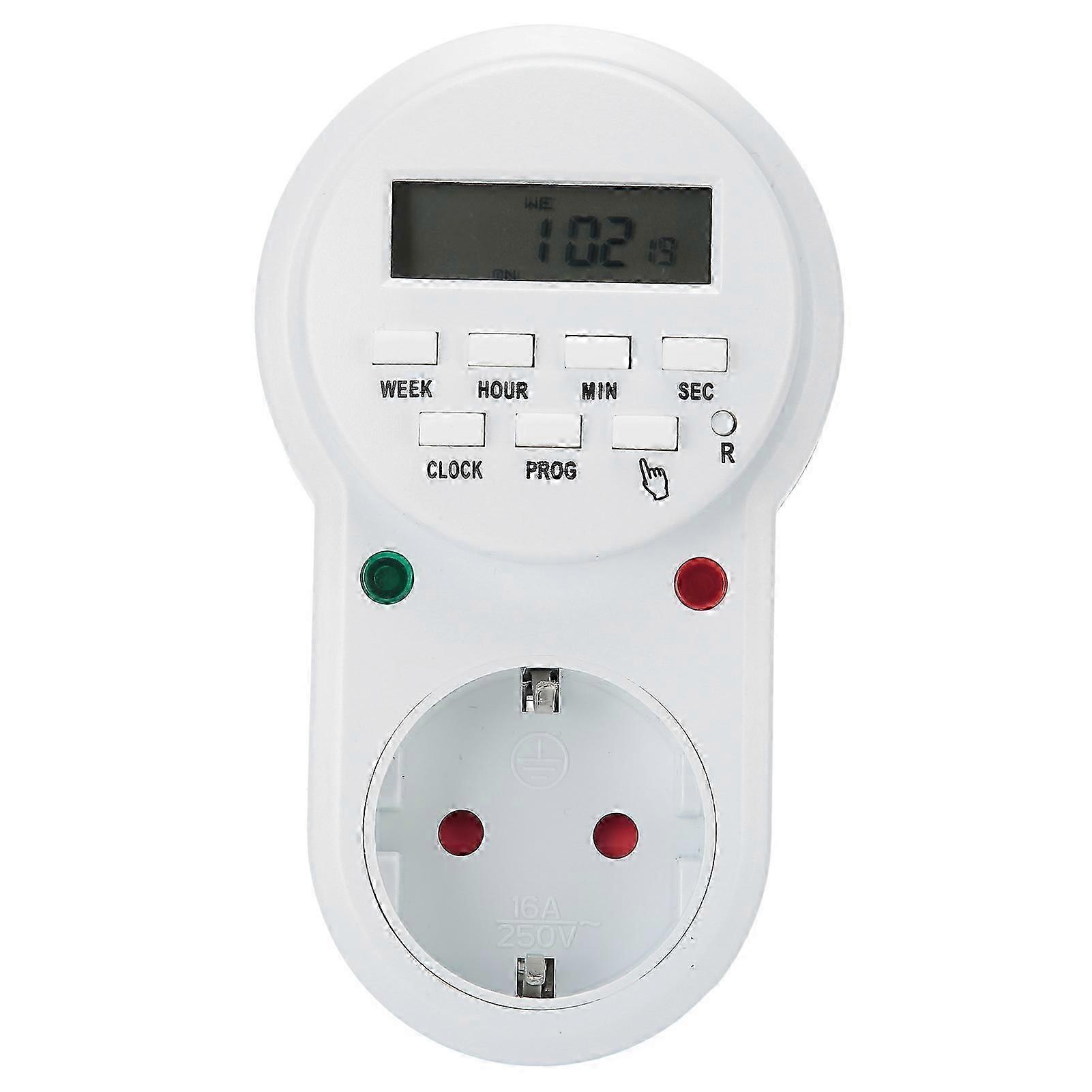 16A Smart Digital Programmable Timer Socket Cycling Timer Outlet Switch