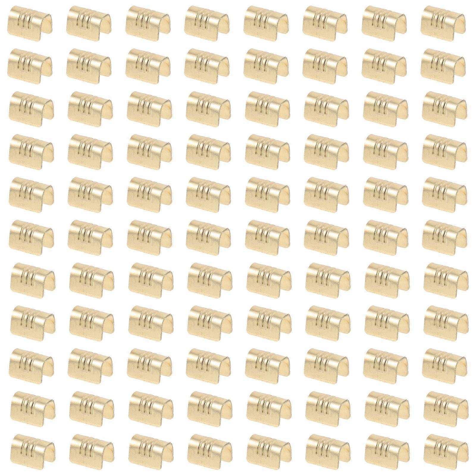 300 Pcs En forme de U Terminal Connexion rapide Boucle Terminal Connecteur Terminal Butt Joint