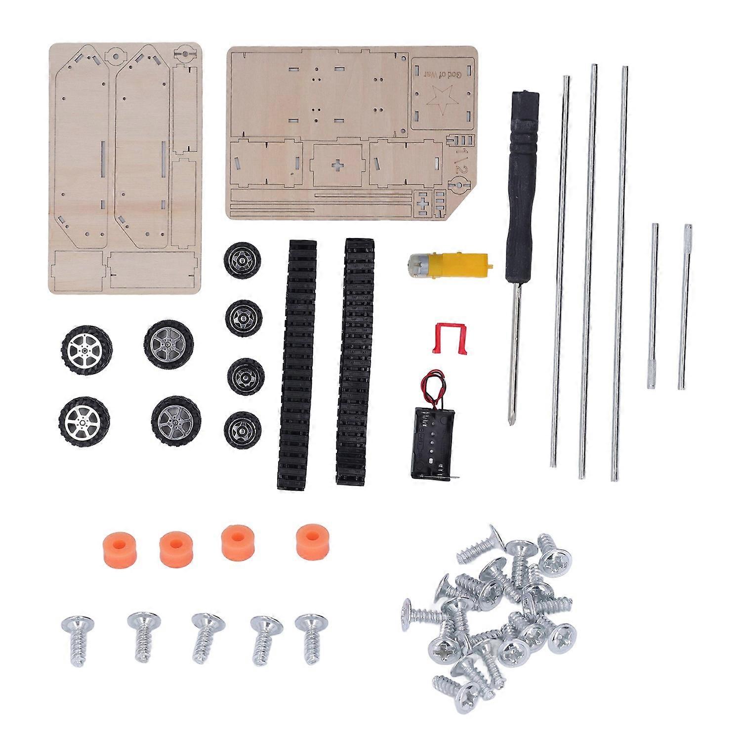 Tank Toy Beech Tank Building Block DIY Kids Science Experiment Kit for Puzzle Teaching
