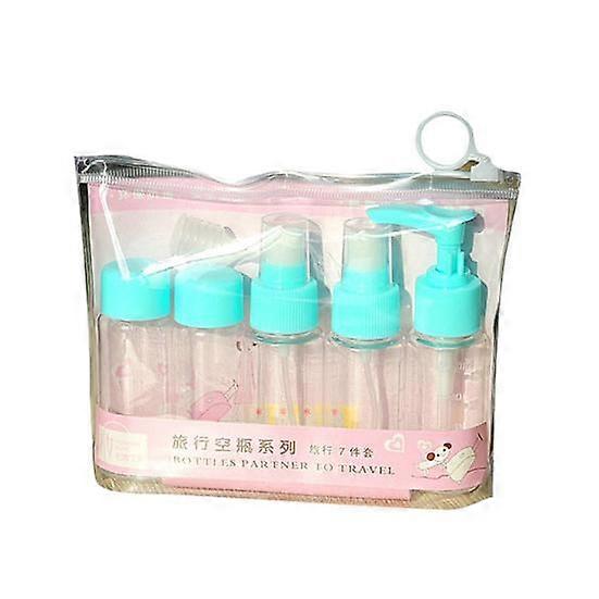 7Pcs 40ml Portable Empty Refill Travel Spray Bottle Makeup Container Atomizer