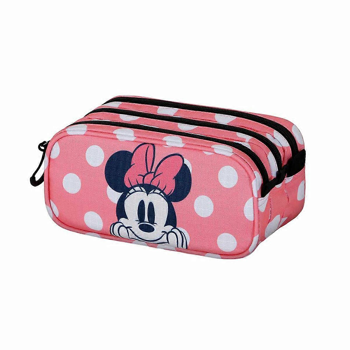 Dreifaches Mehrzweck-Etui Minnie Mouse Karactermania Rosa