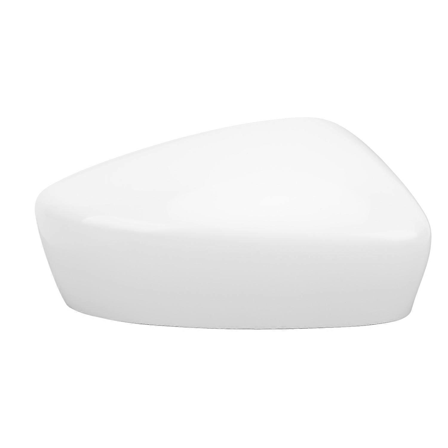 Side Mirror Cap Unpainted White High Strength Door Rearview Mirror Cover Cap for 3 Axela M3 2014 to