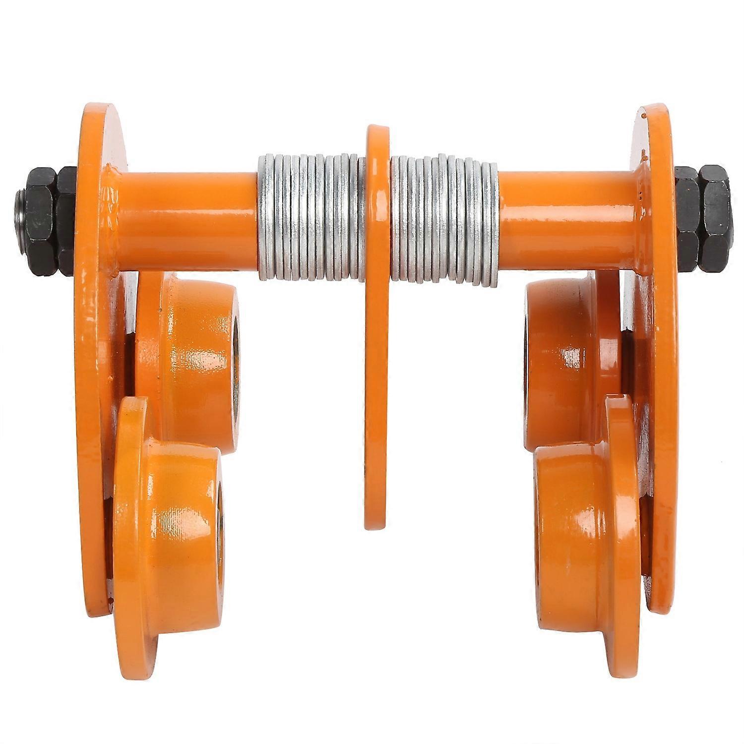 Push Beam Trolley Roller for Overhead Garage Hoist IBeam Track Parts 1 Ton 68100mm