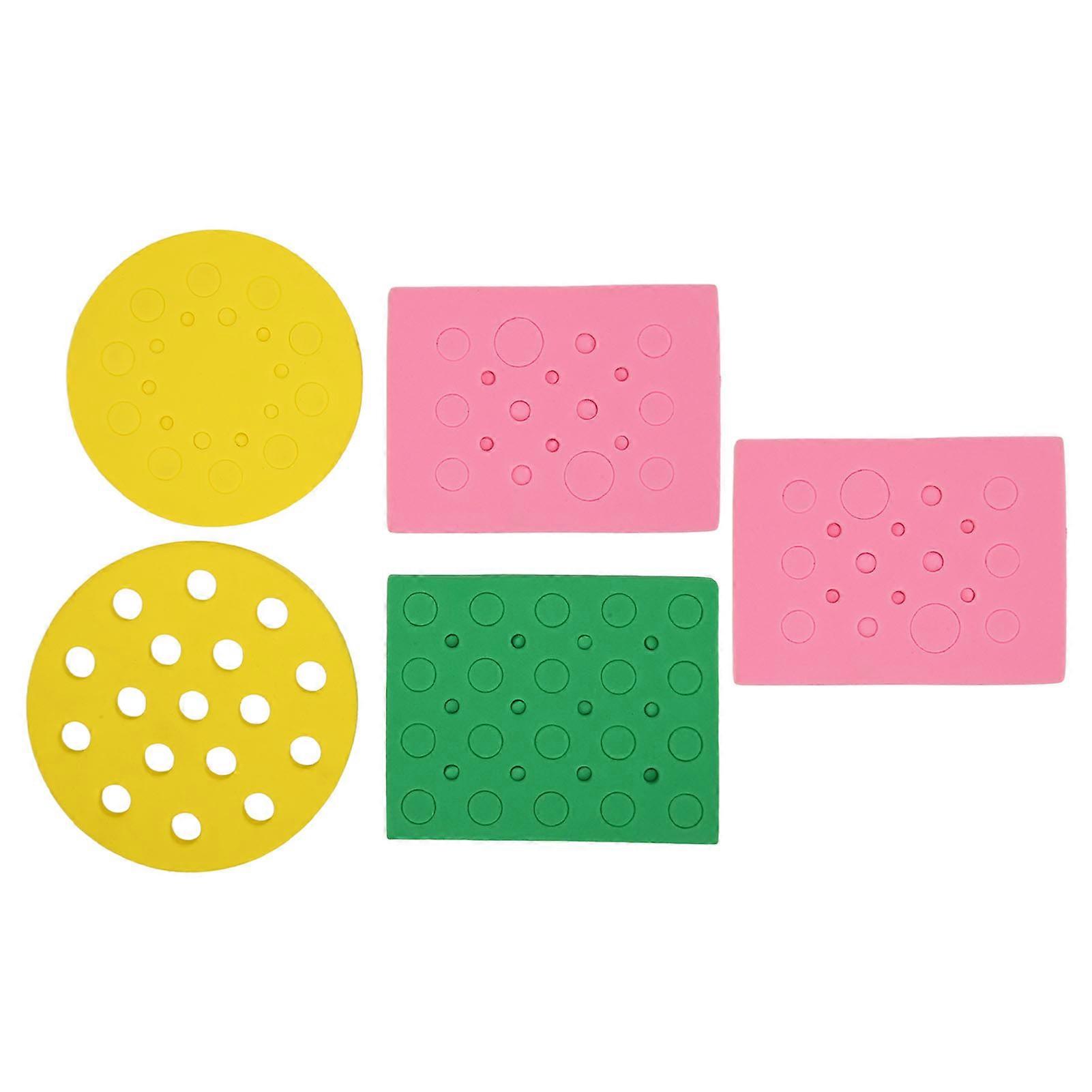 5pcs Floating Foam Tube Rack Washable Reusable Prevents Knocking Centrifuge Tube Holder for School Laboratory Classes