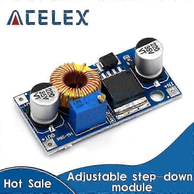 5A XL4015 DC-DC 4-38V to 1.25-36V 24V 12V 9V 5V Step Down Adjustable Power Supply Module LED Lithium Charger With Heat Sink