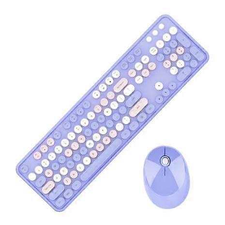 Mofiiワイヤレスキーボードマウスコンボ104キーフルサイズUSBコードレスキーボードと光学式マウスセット(PCラップトップホームオフィスゲーム用)