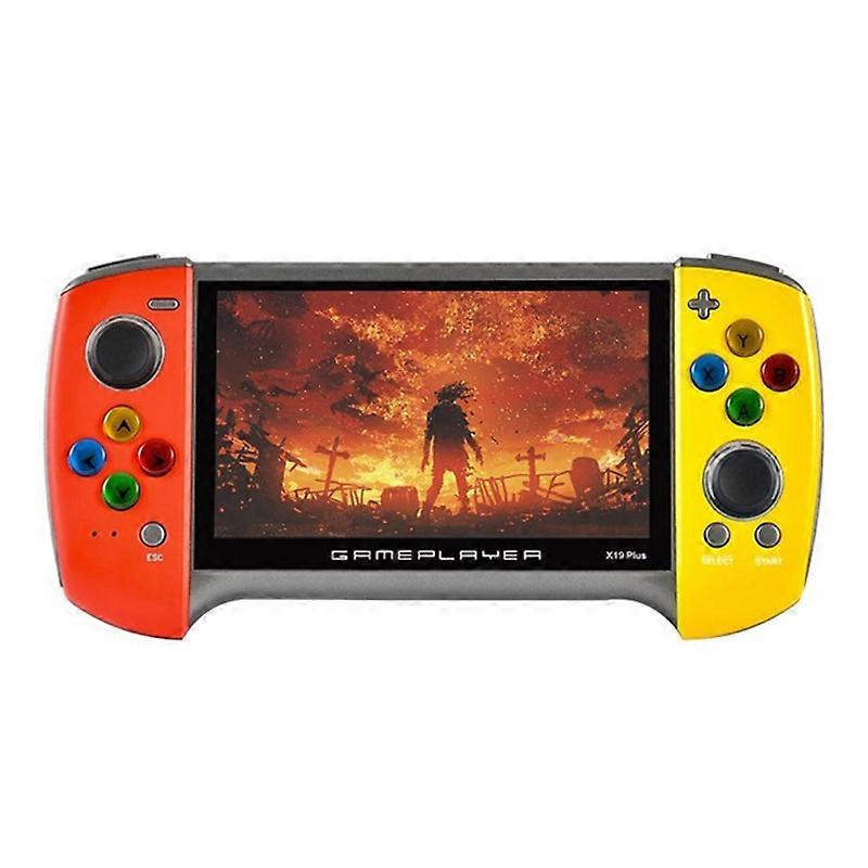 X19 Plus 5.1 inch Screen Handheld Game Console 8G Memory Support TF Card Expansion & AV Output