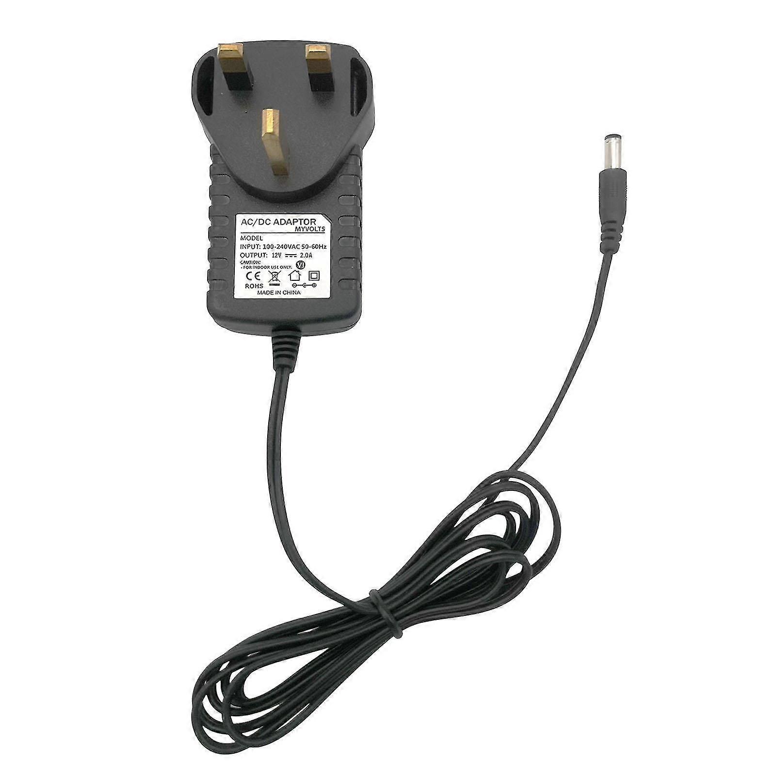 Remplacement 12v Myvolts compatible avec Renpho R-q002 Elliptical Bike UK plug