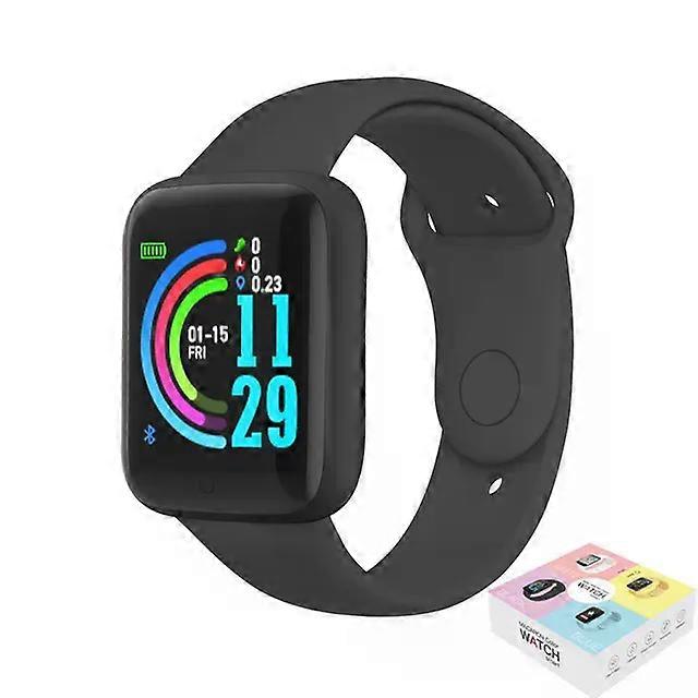Vernetzte Uhr Kind Erwachsene Smart Watch Erwachsene Fitness Tracker Sport Herzfrequenzmesser Armbanduhr Y68 Junge Mädchen Erwachsene Uhren