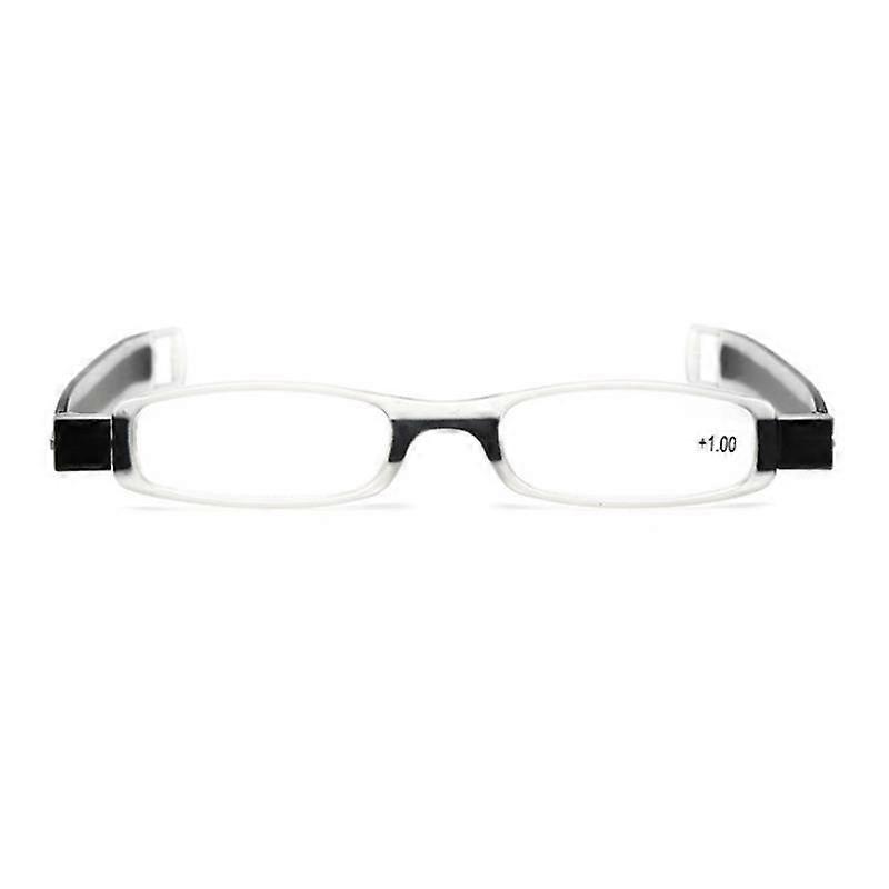 Reading Glasses Unisex Rotate Fold Presbyopia for Men and Women