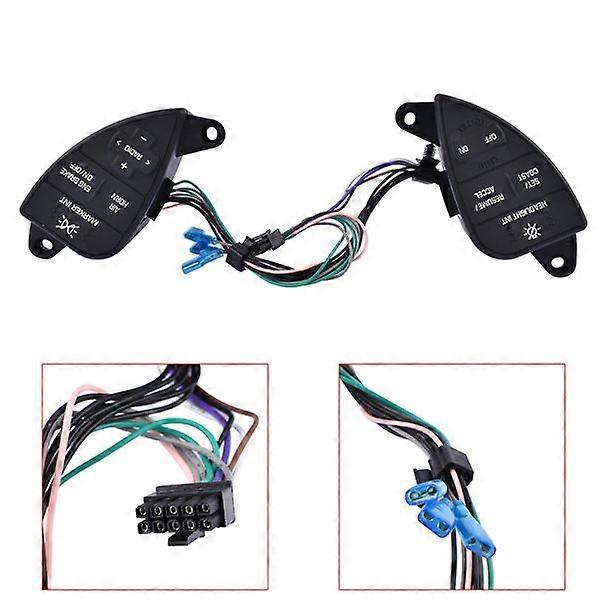 Cruise Control Switch 26111~99C91 029~037 for International ProStar 2007~2016 Oval Black MK7243