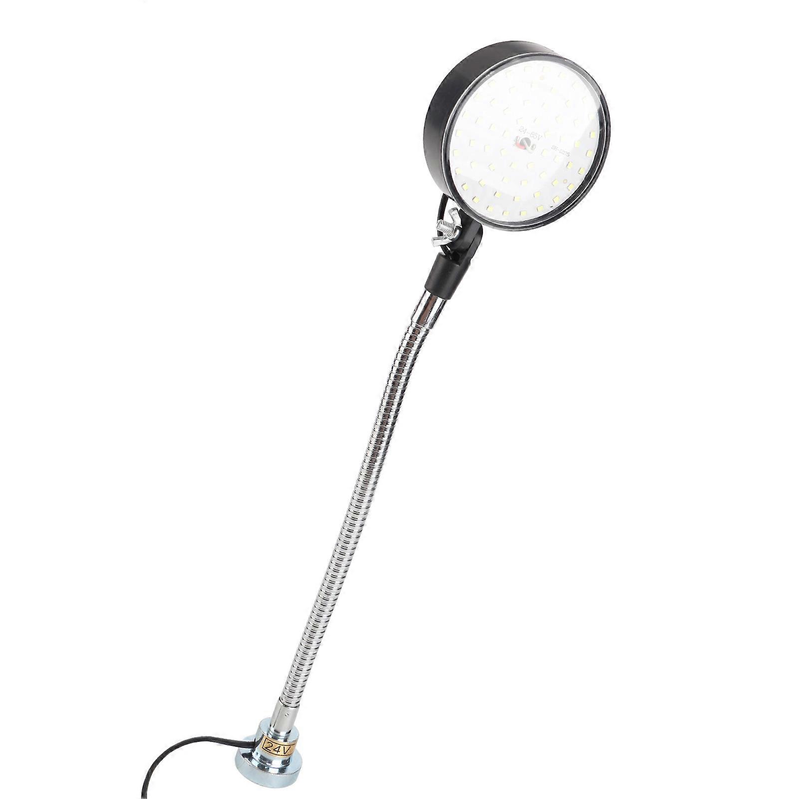 Magnetic Base Lamp High Brightness Alloy Steel Flexible Gooseneck Work Lamp for Reading DC24V
